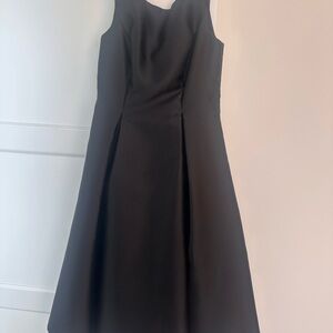Adrianna Papell Classic Black Midi Dress